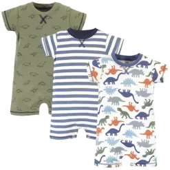 Touched By Nature Baby Boy Organic Cotton Rompers 3pk, Bold Dinosaurs -Baby Nest Deals Store GUEST 017e7feb d5df 46db b167 c5c7547ef878