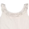 Hope & Henry Girl's Organic Cotton Ruffle Collar Low Back Dress, Infant