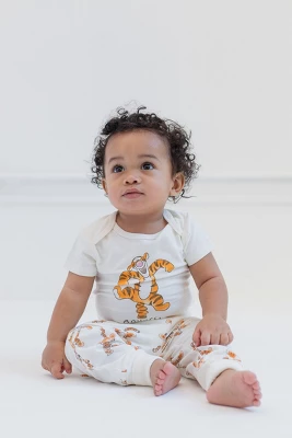 Disney Winnie The Pooh Tigger Cuddly Snap Bodysuits And Pants Newborn To Infant 1 Disney Winnie The Pooh Tigger Cuddly Snap Bodysuits And Pants Newborn To Infant