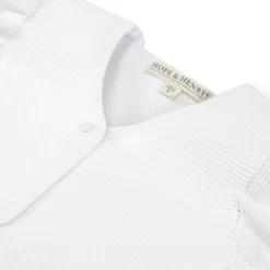 Hope & Henry Girls' Ruffle Sleeve Sweater Vest, Infant