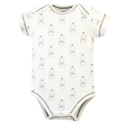 Touched By Nature Organic Cotton Bodysuits 5pk, Farm Friends