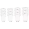 Luvable Friends Cotton Bodysuits 20pk, White, 0-12 Months
