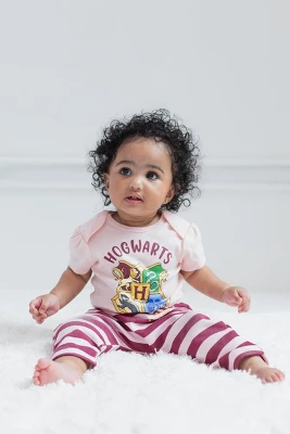 Harry Potter Baby Fleece Pullover Hoodie Bodysuit And Pants 3 Piece Outfit Set Newborn To Infant 2 Harry Potter Baby Fleece Pullover Hoodie Bodysuit And Pants 3 Piece Outfit Set Newborn To Infant - Image 2