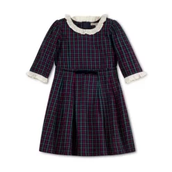 Hope & Henry Girls' 3/4 Sleeve Ruffle Trim Party Dress, Infant -Baby Nest Deals Store GUEST 1150fe01 f5f0 4993 8397 8f1682452504