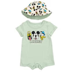 Disney Mickey Mouse Goofy Donald Duck Pluto Baby Romper And Hat Newborn To Infant -Baby Nest Deals Store GUEST 12297089 0f4d 4d14 ba0d 1d4cf5aa8d76