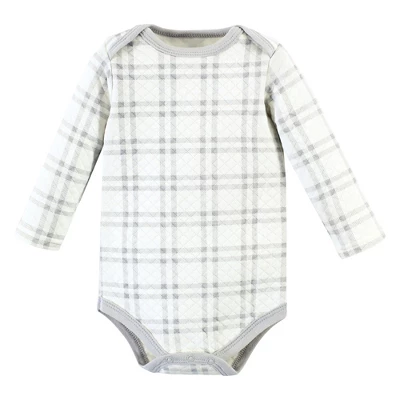 Hudson Baby Unisex Baby Quilted Long Sleeve Cotton Bodysuits, Forest Animals 3 Hudson Baby Unisex Baby Quilted Long Sleeve Cotton Bodysuits, Forest Animals - Image 3