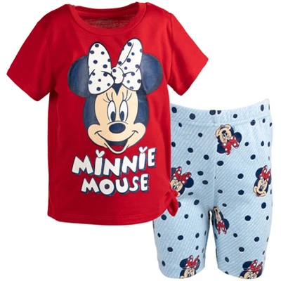 Mickey Mouse & Friends Minnie Mouse Baby Girls Graphic T-Shirt And Shorts Outfit Set Infant 8 Mickey Mouse & Friends Minnie Mouse Baby Girls Graphic T-Shirt And Shorts Outfit Set Infant - Image 8