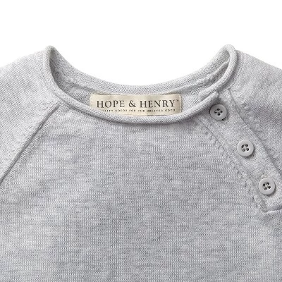 Hope & Henry Baby Raglan Sweater Romper 1 Hope & Henry Baby Raglan Sweater Romper