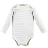Touched By Nature Organic Cotton Long-Sleeve Bodysuits 5pk, Farm Friends