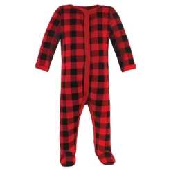 Hudson Baby Infant Boy Cotton Snap Sleep And Play 2pk, Plaid Moose -Baby Nest Deals Store GUEST 1faf6297 9542 4b36 8ceb 9b24c56175c1