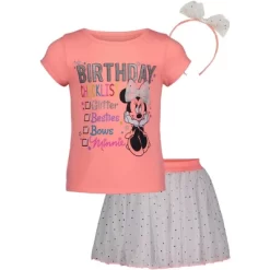 Disney Minnie Mouse Graphic T-Shirt Tulle Skirt And Headband Set Pink/White 16 Disney Minnie Mouse Graphic T-Shirt Tulle Skirt And Headband Set Pink/White -Baby Nest Deals Store GUEST 2042294a 4d44 4f4e a257 077ba5712d1c