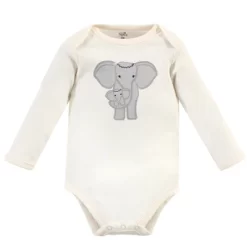 Touched By Nature Baby Girl Organic Cotton Long-Sleeve Bodysuits 5pk, Pink Elephant 10 Touched By Nature Baby Girl Organic Cotton Long-Sleeve Bodysuits 5pk, Pink Elephant -Baby Nest Deals Store GUEST 20650f43 fd26 42ee 8270 d49f19f11b20