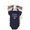 Hudson Baby Cotton Bodysuits, Sports Stripes