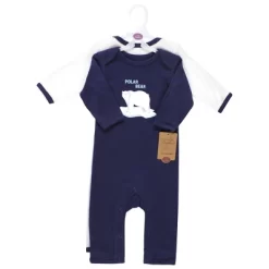 Touched By Nature Organic Cotton Coveralls, Endangered Polar Bear