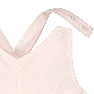 Hope & Henry Girls' Organic Cotton Cross Back Romper, Infant 1 Hope & Henry Girls' Organic Cotton Cross Back Romper, Infant