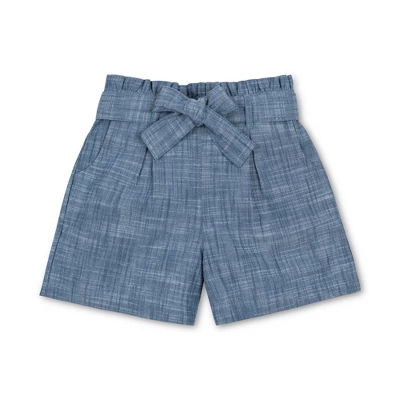 Hope & Henry Girls' Organic Cotton Pull-On Cinched Waist Woven Short, Infant 4 Hope & Henry Girls' Organic Cotton Pull-On Cinched Waist Woven Short, Infant - Image 4