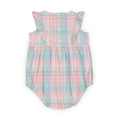 Hope & Henry Baby Organic Cotton Ruffle Bubble Romper 3 Hope & Henry Baby Organic Cotton Ruffle Bubble Romper - Image 3