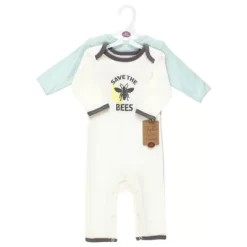 Touched By Nature Organic Cotton Coveralls, Save The Bees
