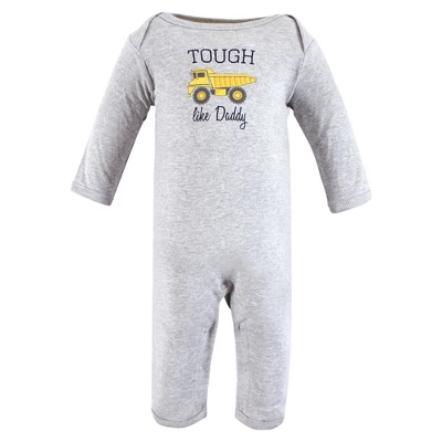 Hudson Baby Infant Boys Cotton Coveralls, Construction 2 Hudson Baby Infant Boys Cotton Coveralls, Construction - Image 2