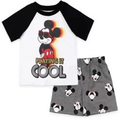 Disney Mickey Mouse Pluto Baby T-Shirt And Shorts Outfit Set Infant -Baby Nest Deals Store GUEST 37712737 83e7 4b8b 8d3f f4f9cc394809