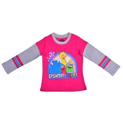 Sesame Street Girl's Double Layer Sleeve Graphic Tee For Infant -Baby Nest Deals Store GUEST 3a5e9a2e 36bd 41f6 a0d8 5f858396e764