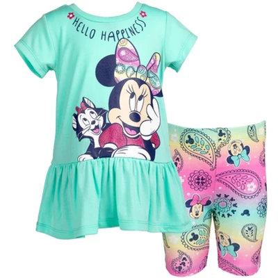 Mickey Mouse & Friends Minnie Mouse Baby Girls Graphic T-Shirt And Shorts Outfit Set Infant 11 Mickey Mouse & Friends Minnie Mouse Baby Girls Graphic T-Shirt And Shorts Outfit Set Infant - Image 11