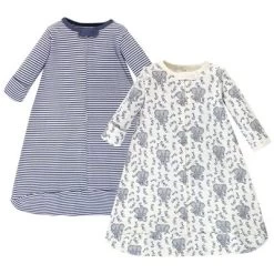 Touched By Nature Baby Organic Cotton Long-Sleeve Wearable Sleeping Bag, Sack, Blanket, Elephant -Baby Nest Deals Store GUEST 413a302f d0e4 43ee b0e9 92240005334d