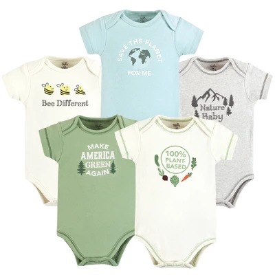 Touched By Nature Baby Organic Cotton Bodysuits, Planet Based 7 Touched By Nature Baby Organic Cotton Bodysuits, Planet Based - Image 7