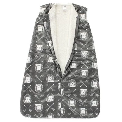 Hudson Baby Unisex Baby Mink With Faux Shearling Inner Sleeping Bag, Sack, Blanket, Hedgehog 2 Hudson Baby Unisex Baby Mink With Faux Shearling Inner Sleeping Bag, Sack, Blanket, Hedgehog - Image 2