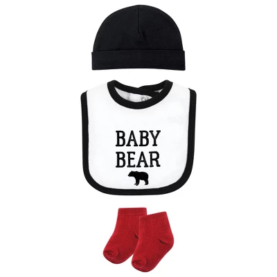 Hudson Baby Unisex Baby Cotton Layette Set, Buffalo Plaid Bear 2 Hudson Baby Unisex Baby Cotton Layette Set, Buffalo Plaid Bear - Image 2