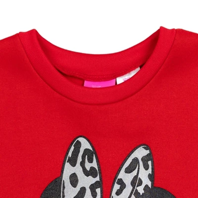 Disney Minnie Mouse Baby Girls Pullover Fleece Sweatshirt And Leggings Outfit Set Infant 5 Disney Minnie Mouse Baby Girls Pullover Fleece Sweatshirt And Leggings Outfit Set Infant - Image 5