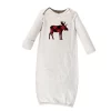 Hudson Baby Cotton Gowns, Moose, Preemie/Newborn