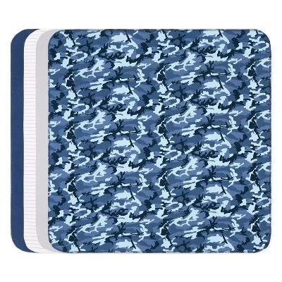 The Peanutshell Cotton Baby Boy Layette Set - Blue Camo, 23-Pieces, Navy/Gray, 0-3 Months 6 The Peanutshell Cotton Baby Boy Layette Set - Blue Camo, 23-Pieces, Navy/Gray, 0-3 Months - Image 6