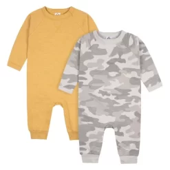 Gerber Baby Boys' Raglan Sleeve Romper, 2-pack -Baby Nest Deals Store GUEST 488e43de e3cb 43e3 9d24 f3ee5baa73d5