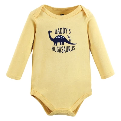 Hudson Baby Infant Boy Cotton Long-Sleeve Bodysuits, Hugasaurus 5 Hudson Baby Infant Boy Cotton Long-Sleeve Bodysuits, Hugasaurus - Image 5