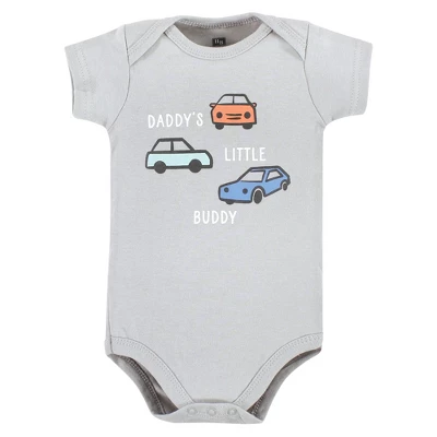 Hudson Baby Cotton Bodysuits, Fun Transportation 2 Hudson Baby Cotton Bodysuits, Fun Transportation - Image 2
