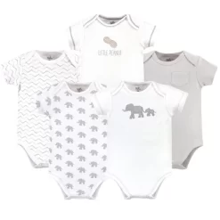Touched By Nature Organic Cotton Bodysuits 5pk, Marching Elephant -Baby Nest Deals Store GUEST 504a922e 4b96 4516 99ad 5eefb054ff4a