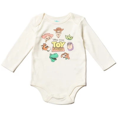 Disney Pixar Toy Story Alien Bullseye Rex Woody Jessie Buzz Lightyear Baby 4 Pack Bodysuits Newborn To Infant 3 Disney Pixar Toy Story Alien Bullseye Rex Woody Jessie Buzz Lightyear Baby 4 Pack Bodysuits Newborn To Infant - Image 3