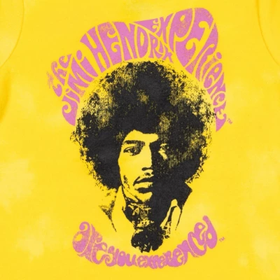 Jimi Hendrix 3 Pack Cuddly Short Sleeve Bodysuits Black/Yellow 4 Jimi Hendrix 3 Pack Cuddly Short Sleeve Bodysuits Black/Yellow - Image 4