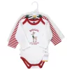 Hudson Baby Unisex Baby Cotton Long-Sleeve Bodysuits, Rudolph Reindeer