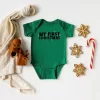 The Juniper Shop My First Christmas Stars Baby Bodysuit