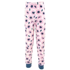 Touched By Nature Baby Girl Organic Cotton Tight-Fit Pajama Set, Blossoms