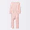 Baby 2pk Basic Wide Rib Romper - Cloud Island™ Pink