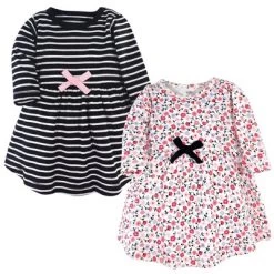 Touched By Nature Baby And Toddler Girl Organic Cotton Long-Sleeve Dresses 2pk, Ditsy Floral 5 Touched By Nature Baby And Toddler Girl Organic Cotton Long-Sleeve Dresses 2pk, Ditsy Floral -Baby Nest Deals Store GUEST 56484f7c 7ccb 4ad3 90ce 4aa257247f54