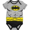 DC Comics Justice League Batman Joker Riddler Newborn Baby Boys 5 Pack Short Sleeve Bodysuits