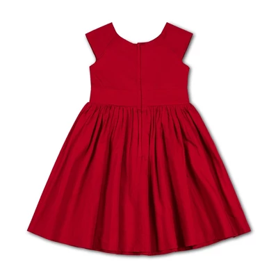 Hope & Henry Girls' Cap Sleeve Party Dress With Bow Sash, Infant 2 Hope & Henry Girls' Cap Sleeve Party Dress With Bow Sash, Infant - Image 2