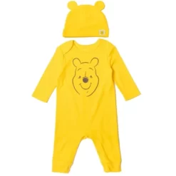 Disney Classics Winnie The Pooh Lion King Tigger Mickey Mouse Minnie Mouse Bambi Cosplay Snap Coverall And Hat Newborn To Infant -Baby Nest Deals Store GUEST 594a754f d3f9 4979 840f 67c44a69b632