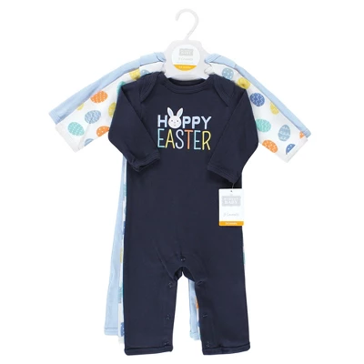 Hudson Baby Infant Boy Cotton Coveralls, Boy Hoppy Easter 1 Hudson Baby Infant Boy Cotton Coveralls, Boy Hoppy Easter