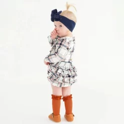 RuffleButts Baby Girls Long Sleeve Ruffle Trim Bubble Romper -Baby Nest Deals Store GUEST 5a78843e 190e 4669 b446 4c011862b542