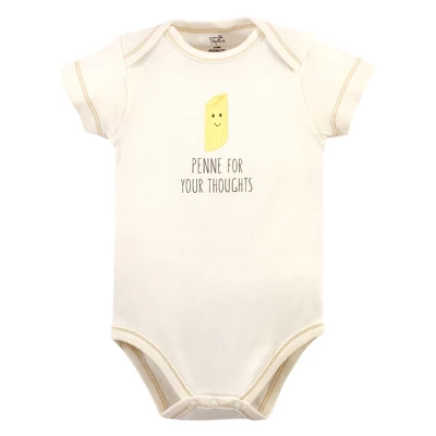 Touched By Nature Organic Cotton Bodysuits 5pk, Pizza 3 Touched By Nature Organic Cotton Bodysuits 5pk, Pizza - Image 3